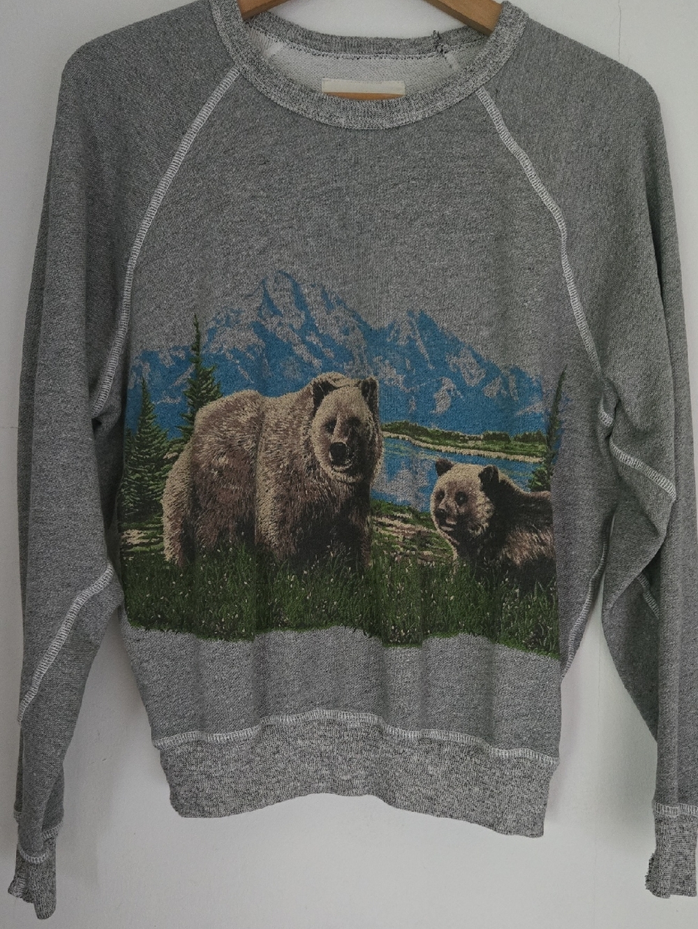 The GREAT. Mountain Grizzly Colle Sweatshirt Sz 0/XS